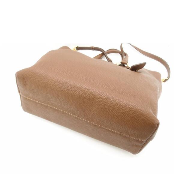 Prada leather tote bag brown - Picture 3 of 5